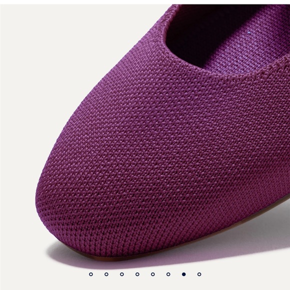 NEW - Rothy’s Plum Square Toe Mary Jane - 8 - Picture 6 of 11